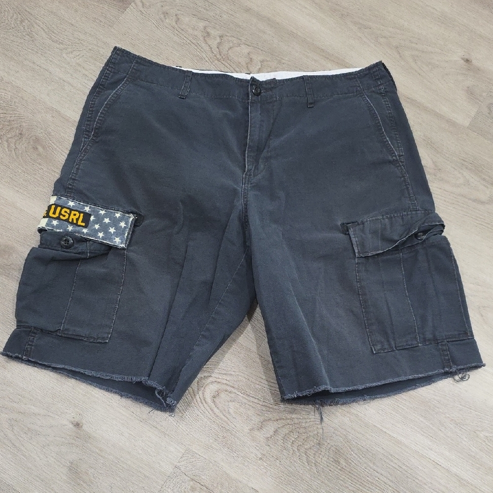Denim & Supply Ralph Lauren Black Cargo Shorts Casual Style